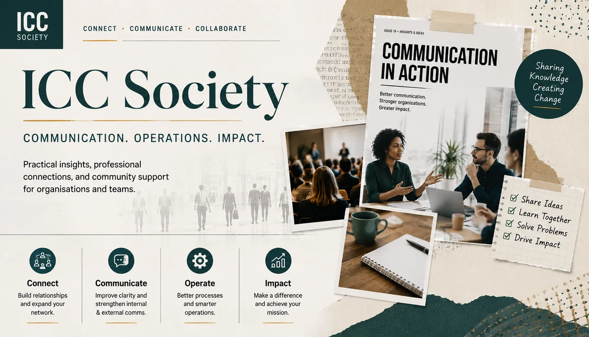 ICC Society — Practical guidance on business communication, operations and requirements management for small organisations.